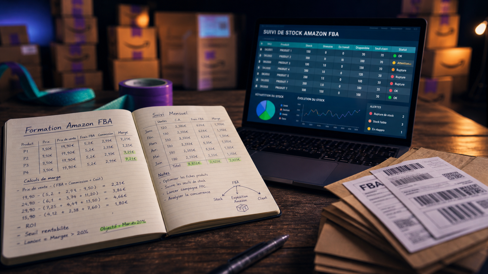 Formation Amazon FBA : modules, risques et résultats