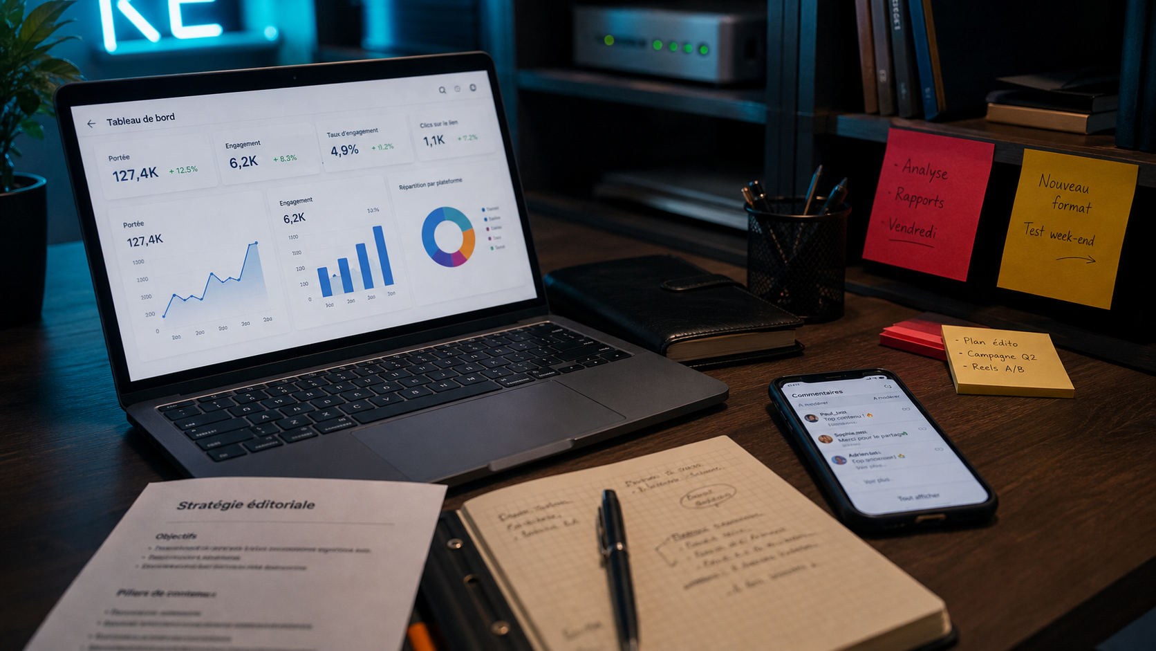 Formation community management : stratégie éditoriale pour gérer les posts et KPI