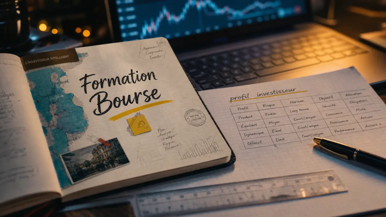 Formation en bourse : 4 modules avant de passer un ordre