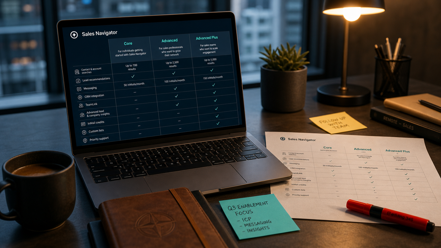 LinkedIn Sales Navigator prix : formules et choix pour prospection