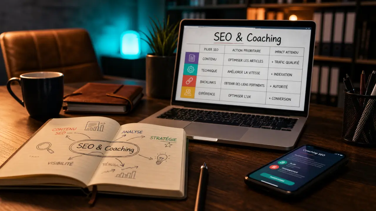 live mentor avis : coaching SEO sur ordinateur et smartphone