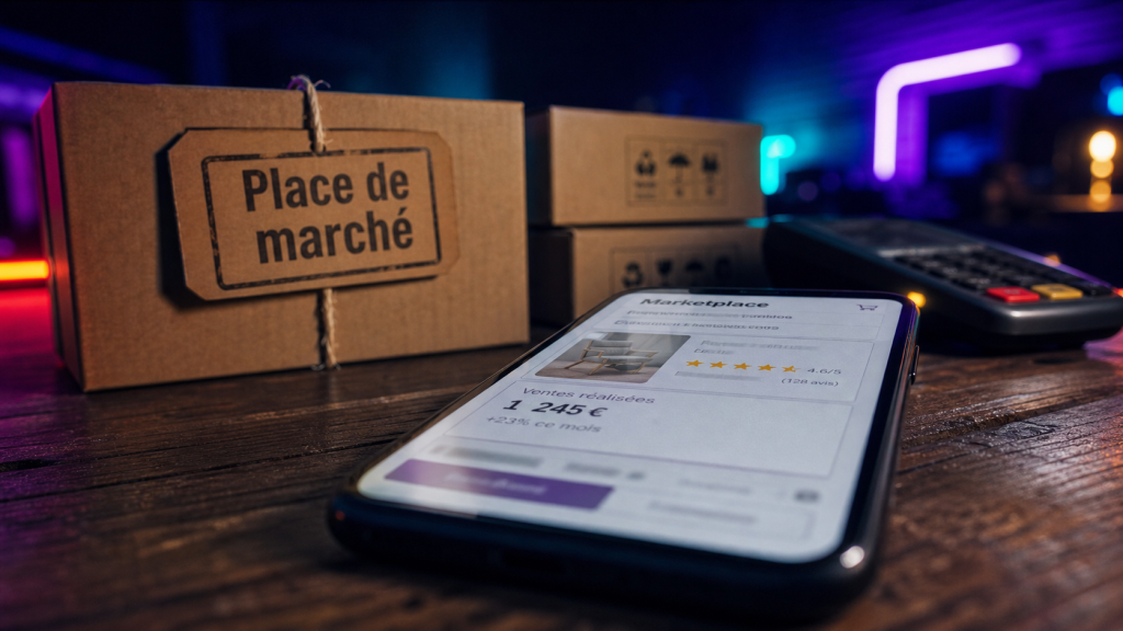 Marketplace définition : vendeurs tiers et commission, vraie différence e-commerce
