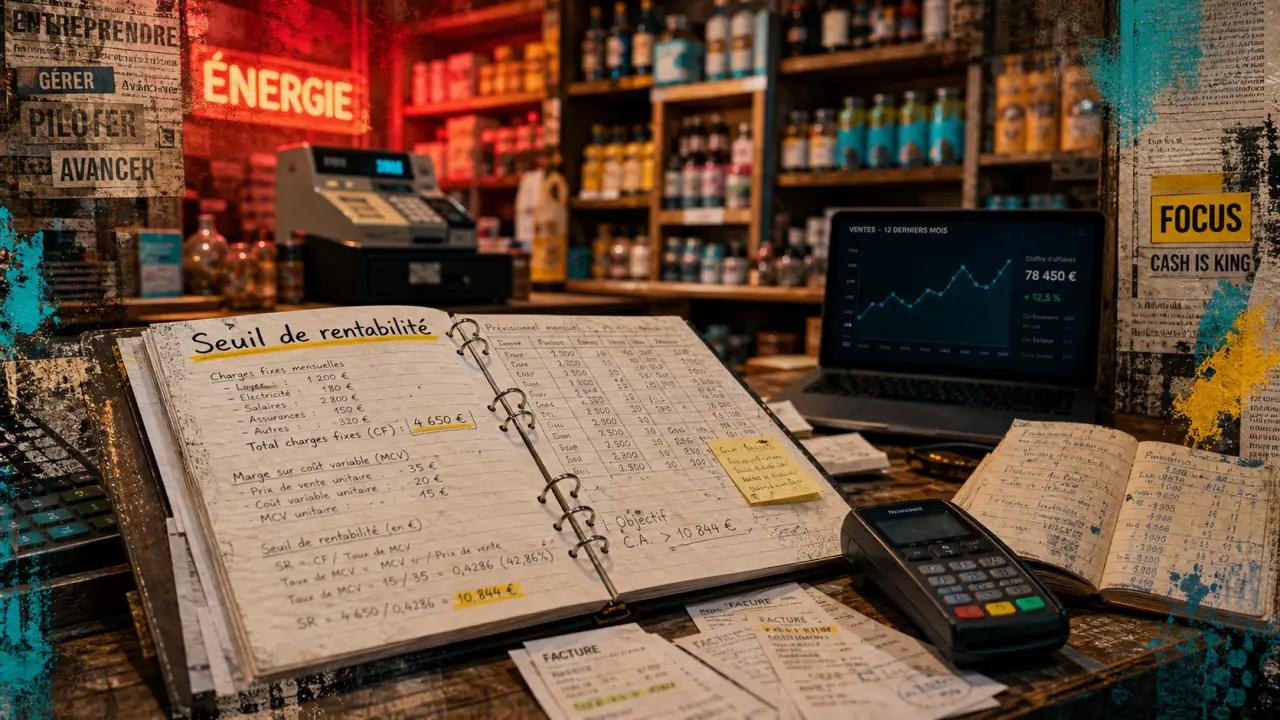 Ouvrir un commerce rentable : seuil de rentabilité, factures et terminal de paiement en boutique