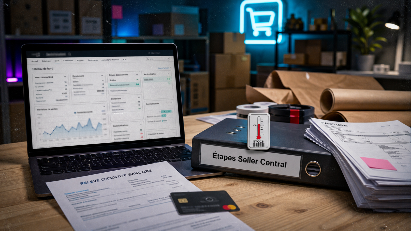 Ouvrir une boutique Amazon : Seller Central, factures et stocks