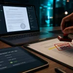 Signature électronique contrat de travail eIDAS avec horodatage et identification