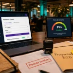 Trouver mail professionnel : vérification nom et domaine sur interface email