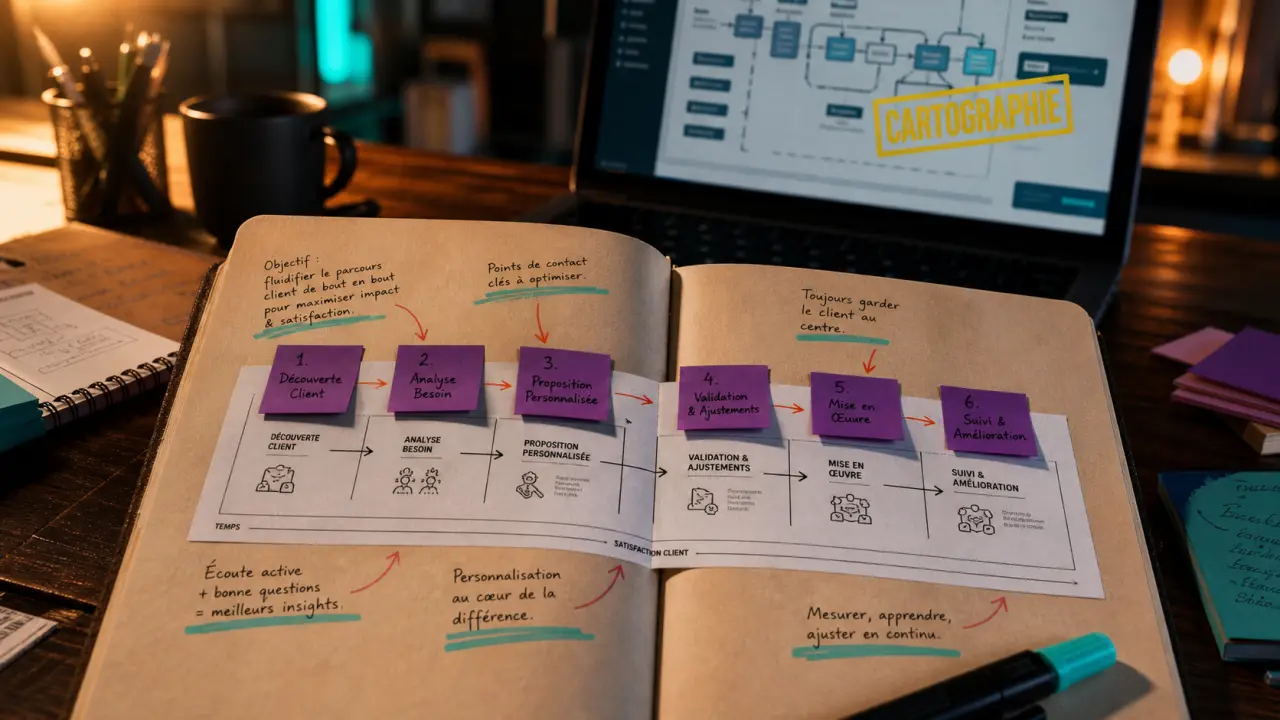 Cartographie entreprise : processus, risques et rôles sur une table