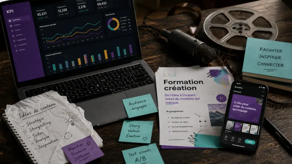 Faut-il choisir communication, marketing ou vidéo pour une formation création de contenu ?