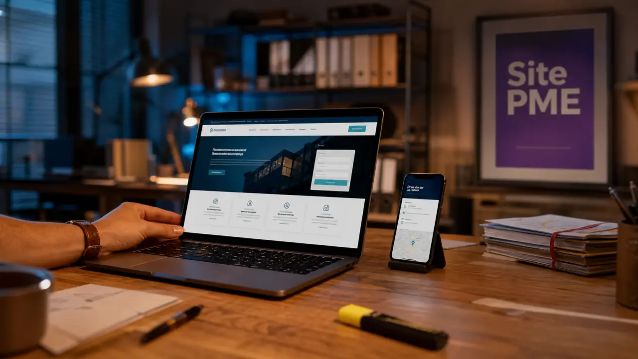 Web PME : visibilité locale sur site web et formulaire de contact