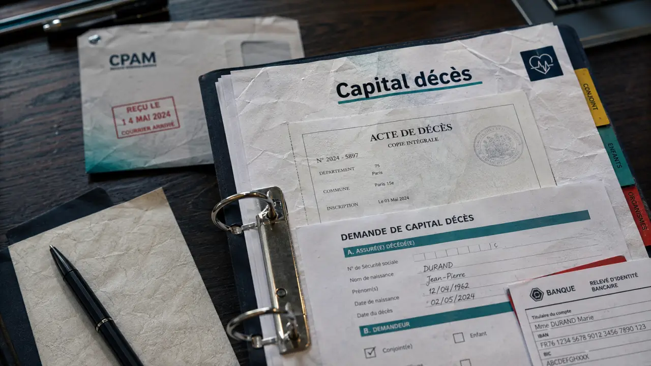 Capital deces pour retraite : capital décès d’un retraité, demande, délais, documents et RIB