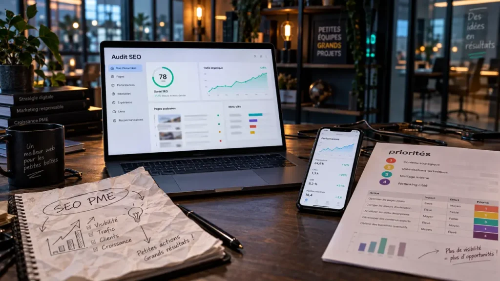 Le SEO pour PME réduit la dépendance à Google Ads en 6 à 12 mois